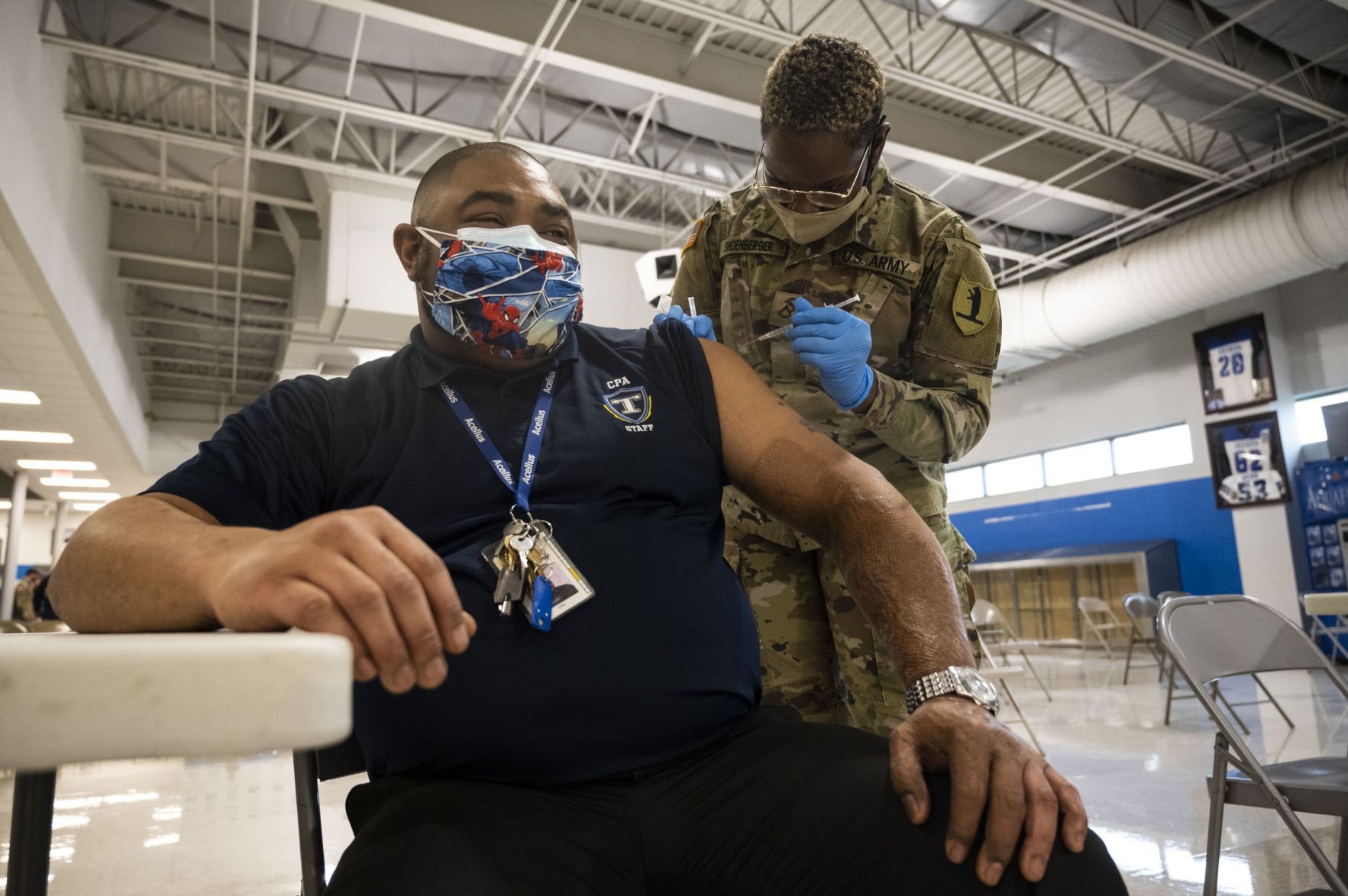 Teachers and staff vaccinated at Vashon High School